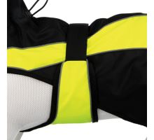 Reflexné oblečok SAFETY čierno-žltý L 55 cm