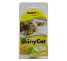 Gimpet mačka konzerva ShinyCat tuniak / krv / maltóza 2x70g