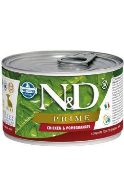 N & D DOG PRIME Puppy Chicken & Pomegranate Mini 140g