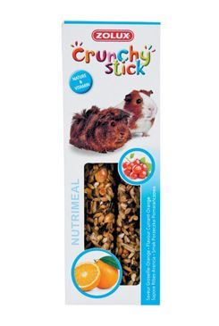 Pochúťka Crunchy STICK ríbezle / pomaranč pre morča Zolux