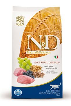 N & D Low Grain CAT Adult Lamb & Blueberry 1,5 kg