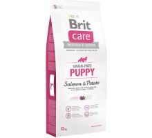 Brit Care Dog Grain-free Puppy Salmon &amp; Potato 2 balenia 12kg