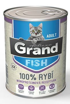 GRAND konz. deluxe mačka rybie 400g
