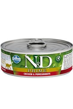 N & D CAT PRIME Adult Chicken & Pomegranate 80g