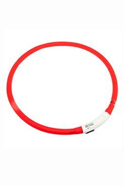 Obojok USB Visio Light 70cm červený KARLIE