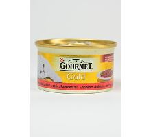 Gourmet Gold konz. mačka hov.a kurča v rajč.om.85g