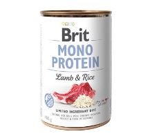 Brit Dog konz Mono Proteín Lamb &amp; Brown Rice 400g