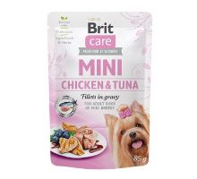 Brit Care Dog Mini Chicken &amp; Tuna fillets in gravy 85g