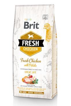 Brit Fresh Dog Chicken & Potato Adult Great Life 2 balenia 12kg