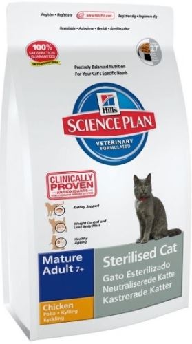 Hill's Feline Dry Adult Mature 7+ Sterilized 3,5kg