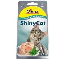 Gimpet mačka konz. ShinyCat kura / krevety 2x70g