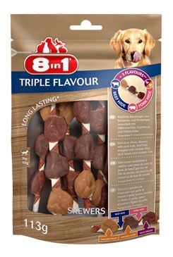 Pochúťka 8in1 Triple Flavour skewers (6ks)