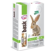 Lolo BASIC kompletné krmivo pre králiky 1000 g krabička