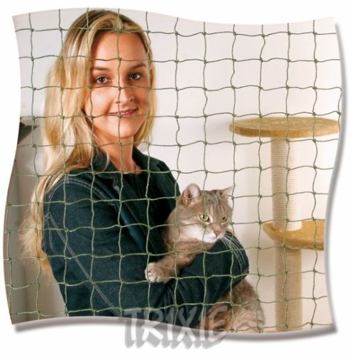 Ochranná sieť pre mačky 4x3m transparentné