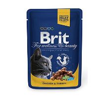 Brit Premium Cat vrecko with Chicken &amp; Turkey 100g