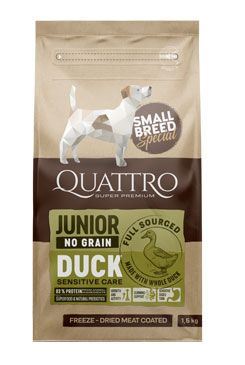 QUATTRO Dog Dry SB Junior Kačica 1,5kg