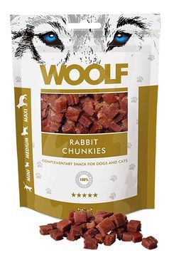 WOOLF pochúťka rabbit chunkies 100g