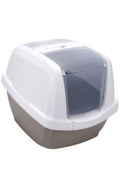 WC mačka s filtrom a lopatkou sivá 62x49,5x47,5cm
