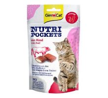 Gimcat Nutri Pockets s hovězím 60 g