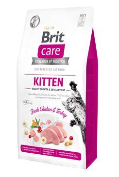 Brit Care Cat GF Kitten Healthy Growth & Development 2 balenia 7kg