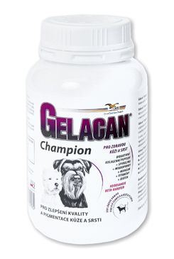 Gelacan Champion psi čiernobiela plemená 150g