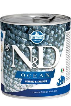 N & D DOG OCEAN Adult Herring & Shrimps 285g