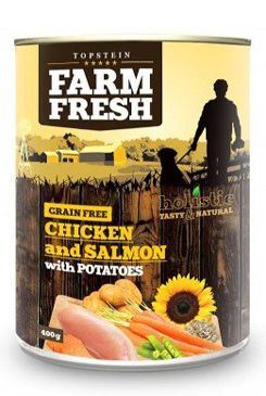 Farm Fresh Dog Chicken & Salmon with Potatoes konz 800g