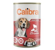 Calibra Dog konz.Beef, liver &amp; veget. in jelly 1240g NEW