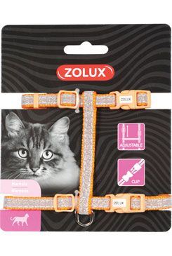 Postroj mačka SHINY nylon oranžový Zolux