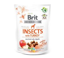 Brit Care Dog Crunchy Crack. Insecte. Turkey Apples 200g