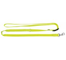 Svietiace jogging vodítko USB S-XL 1,85-2,55m / 25mm neon žltá