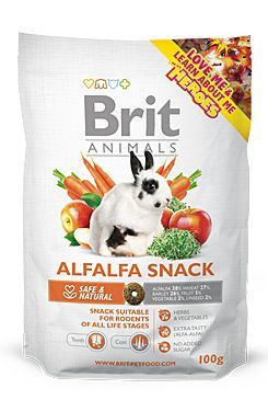 Brit Animals Alfalfa Snack for rodents 100g