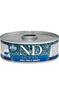 N & D CAT OCEAN Adult Tuna & Shrimps 80g
