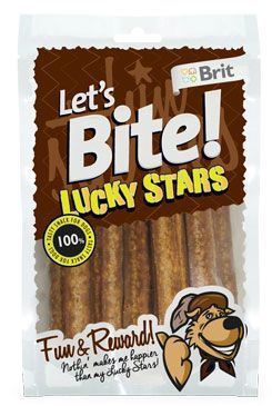 Brit pochoutka Let's Bite Lucky Stars 100g