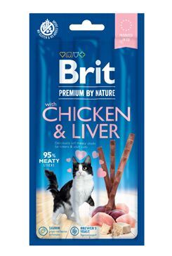 Brit Premium Cat by Nature Sticks Chicken & Liver (3pcs)