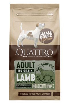 QUATTRO Dog Dry SB Adult Jahňa 7kg