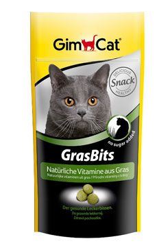 Gimcat GRAS BITS tabl. s mačacie trávou 40g