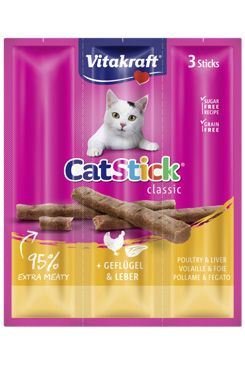Vitakraft Cat pochúťka Stick Clasic Poultry / Liver 3ks