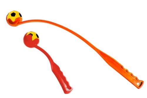 Karlie-Flamingo vrhač loptičiek, oranžový, 64cm