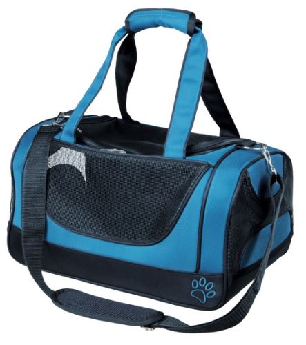 Cestovná sieťovaná taška JACOB modro / čierna 27x23x42 cm