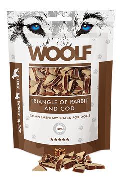 WOOLF pochúťka Rabbit and Cod Triangle 100g