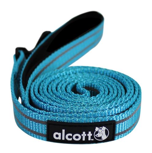Alcott reflexní vodítko pro psy modré, velikost L
