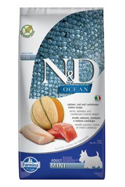 N & D OCEAN DOG Adult Mini Salmon & Cod & Melon 7kg