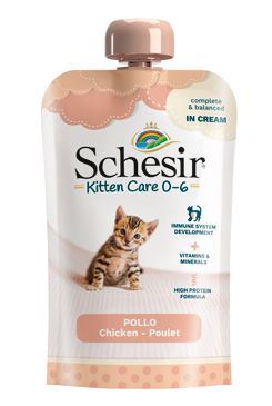 Schesir Cat kapsa Kitten kuře v krému 150g