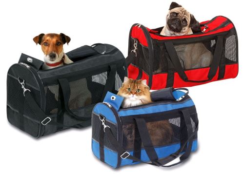 Karlie Cestovná taška Divina pre mačky a malých psov čierna 40X26x26 cm