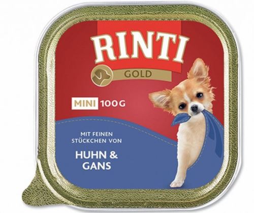 Rinti Dog Gold vanička kura + hus 100g