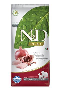 N & D PRIME DOG Adult M / L Chicken & Pomegranate 12kg