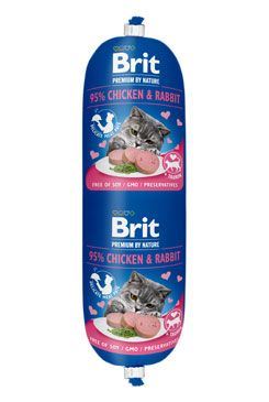 Brit Premium Cat by Nature Sausage Chicken & Rabbit 180g