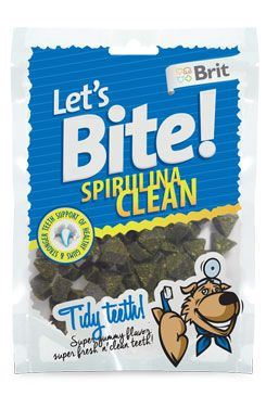 Brit pochoutka Let's Bite Spirulina Clean 150g