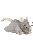 Hračka mačka Myš šedá plyšová robustná 15cm 1ks TR